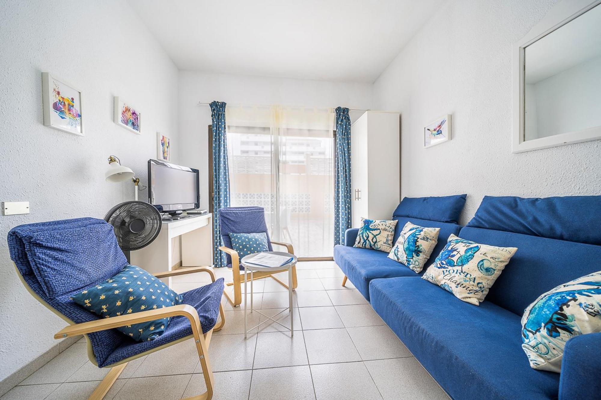 Seguro El Sol - 2 Bed Sunkissed Property With Pool And Tennis Court 圣地亚哥港 外观 照片
