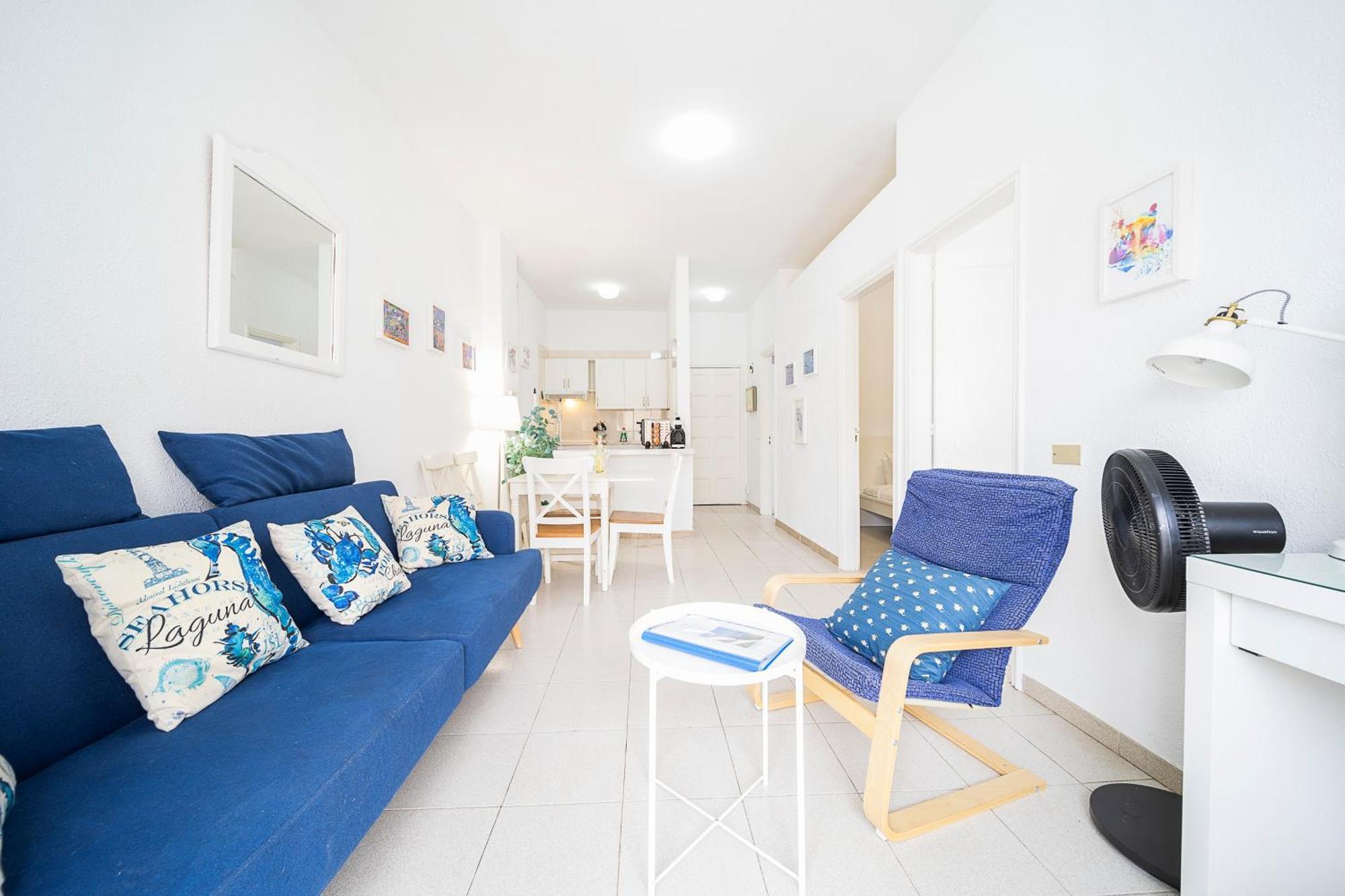 Seguro El Sol - 2 Bed Sunkissed Property With Pool And Tennis Court 圣地亚哥港 外观 照片