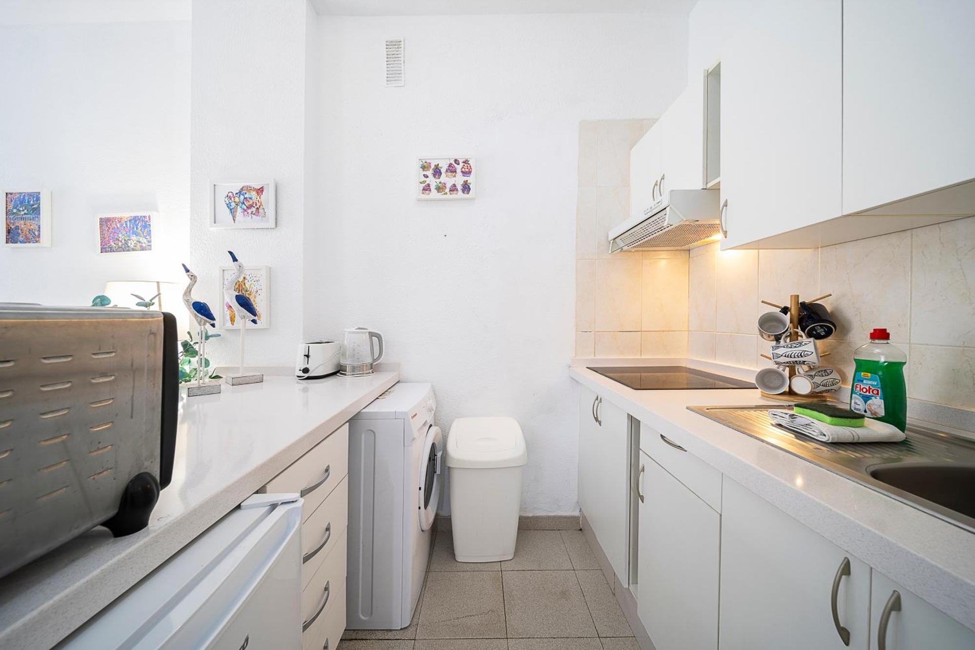 Seguro El Sol - 2 Bed Sunkissed Property With Pool And Tennis Court 圣地亚哥港 外观 照片