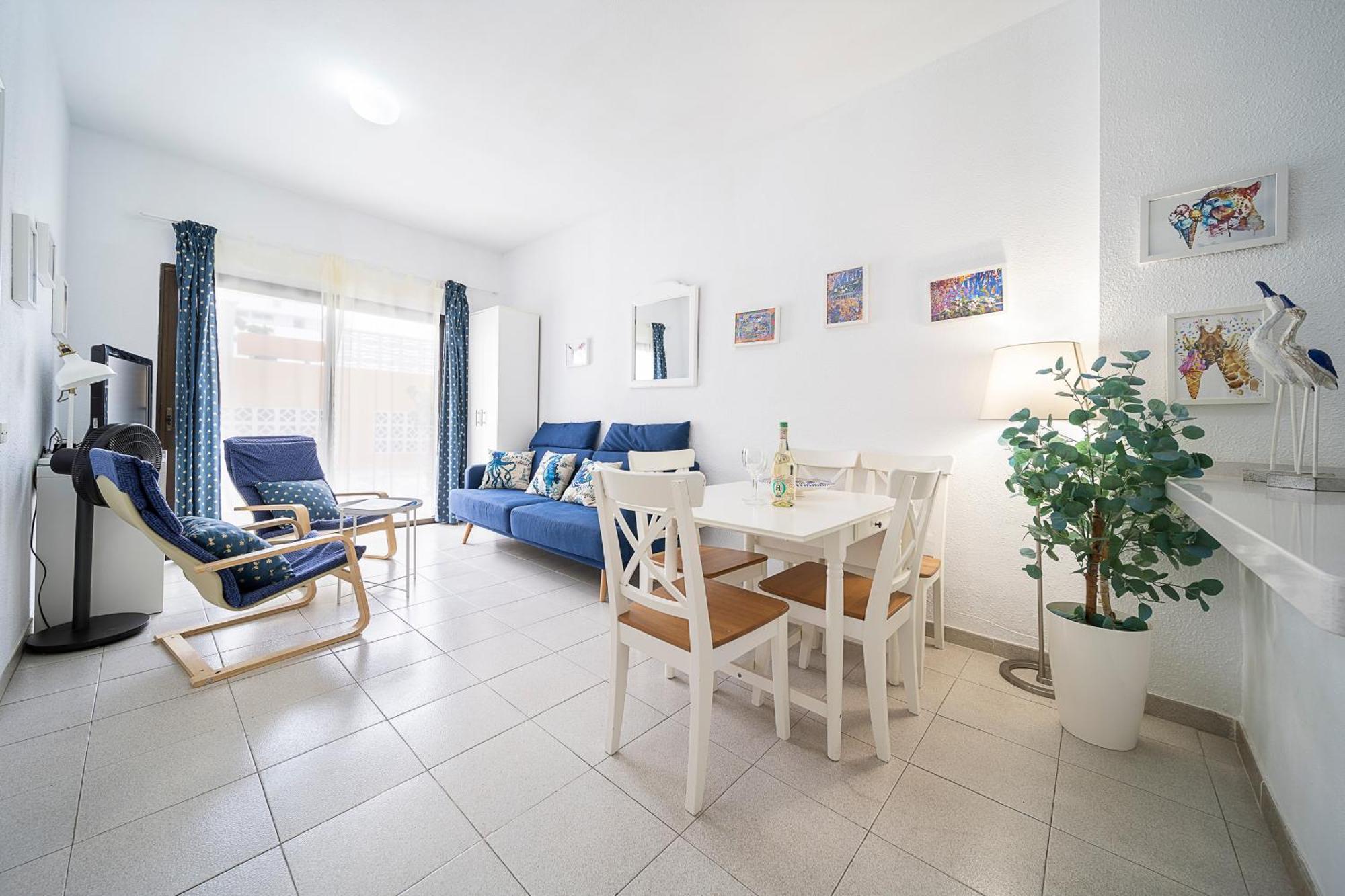 Seguro El Sol - 2 Bed Sunkissed Property With Pool And Tennis Court 圣地亚哥港 外观 照片